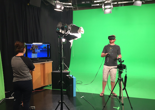 LlamaZOO's recording space for capturing MixCast VR footage