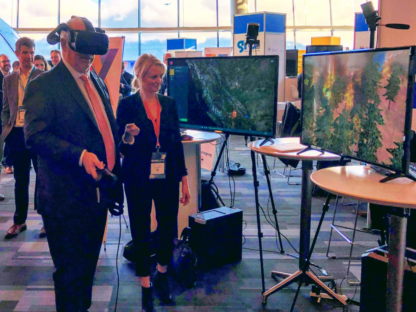 BC Premier John Horgan Tries Out LlamaZOO